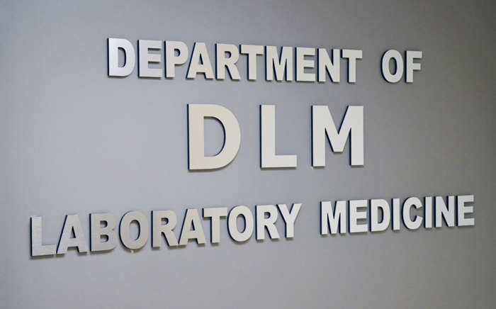 Department of Laboratory Medicine sign