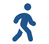 person walking icon