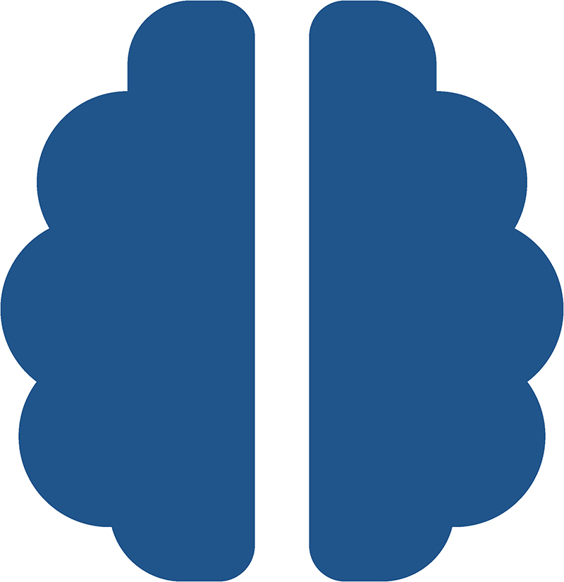 blue brain icon