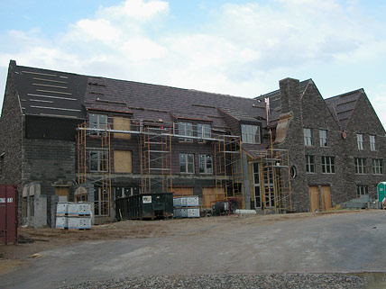 Northwest side of the Lodge