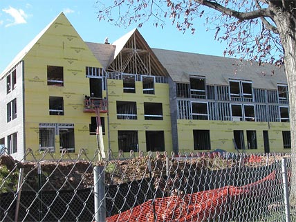 View of the Lodge from Center Drive and Old Georgetown Road