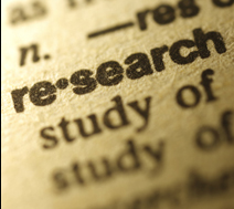 page with the word reearch visible