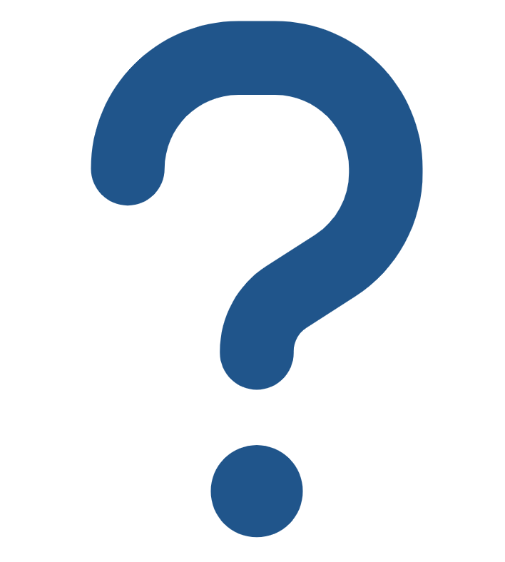 blue question mark icon
