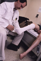 Foot clinic members